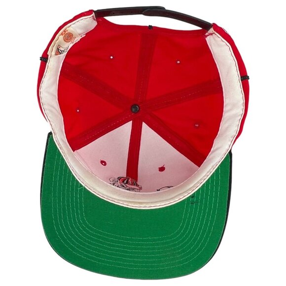 Georgia Bulldogs Snapback Hat By The Game Red And Black Cap Adjustable Vintage - Picture 7 of 9